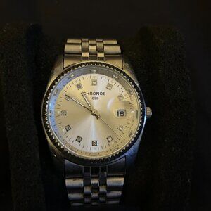 Original Chronos Limited Edition 36mm Diamond face Jubilee Bracelet waterproof